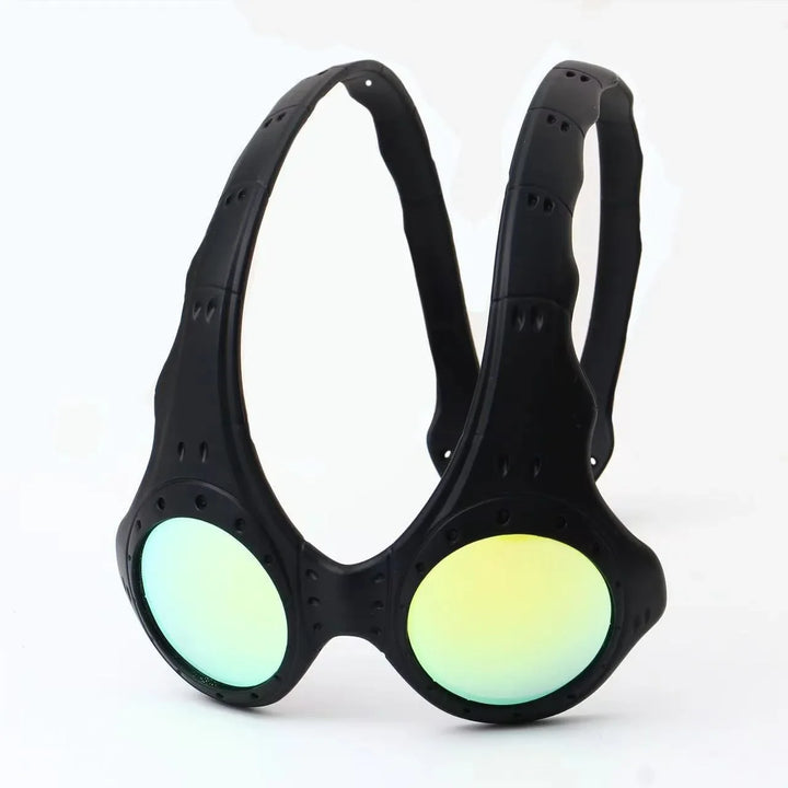 Sunglasses Metal Frame Oversized Round Lens Eyewear For Outdoor Cycling TikTok Viral Retro 2026