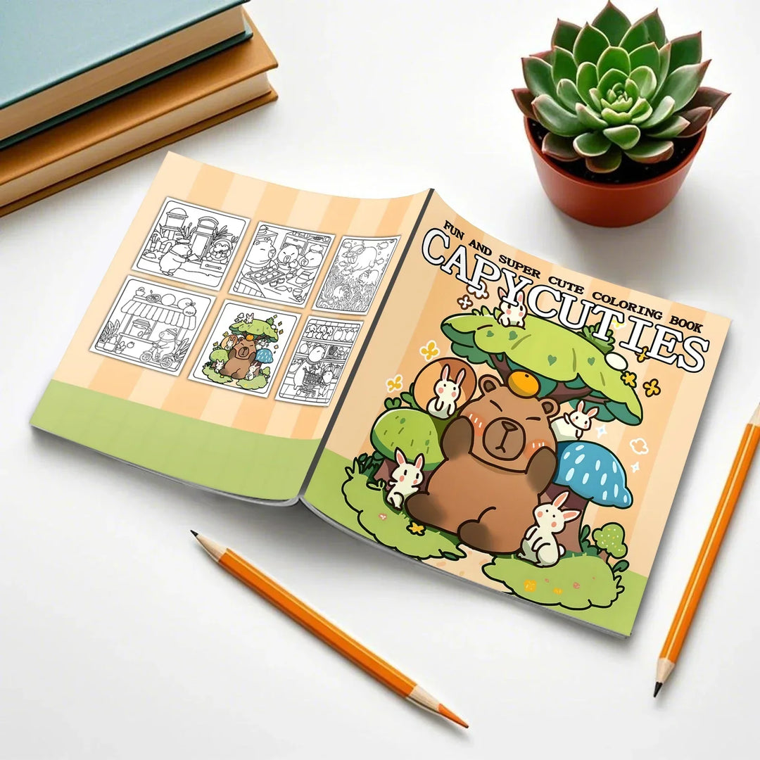 colouring Book For Adults With Cute Patterns And Easy Drawings Fall 2025 Gift Idea