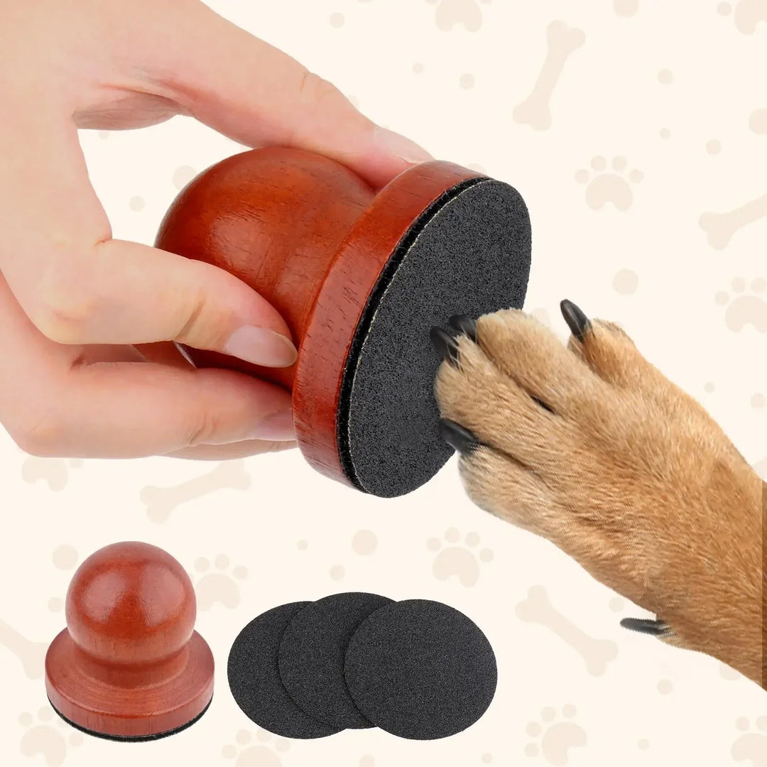Wooden Dog Nail Scratching Board – Manual Pet Claw File Grinding Care Tool for Puppy Outdoor Indoor 2026