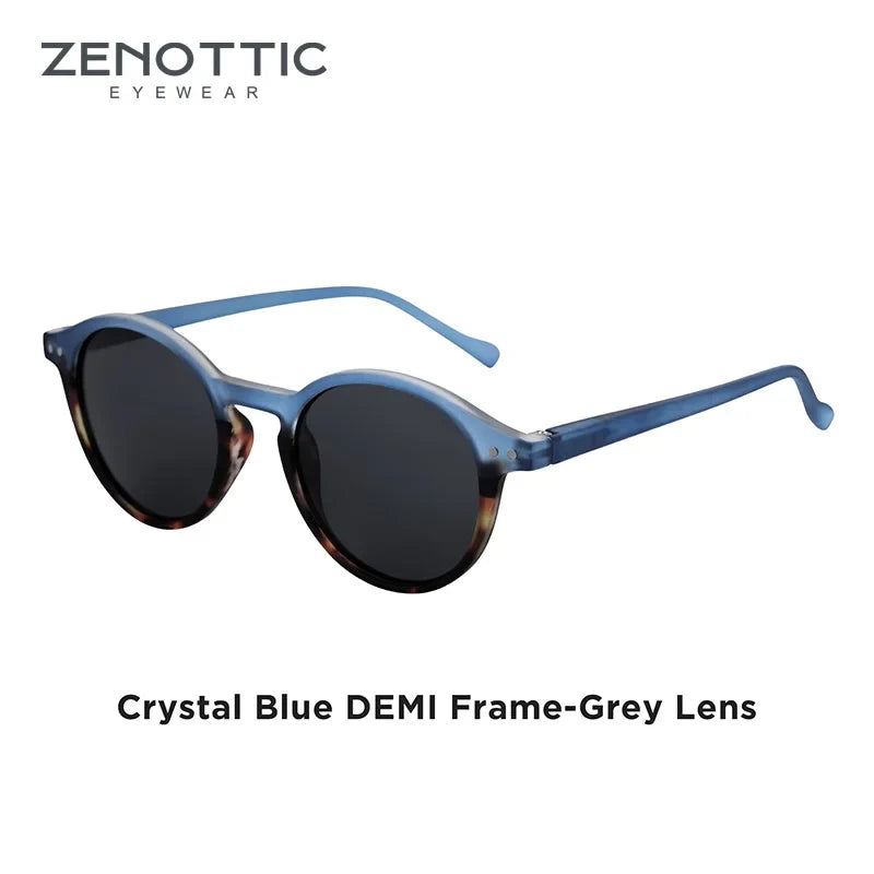 Polarized Sunglasses Round Retro Unisex Eyewear Summer 2026 Trend UV400 Protection