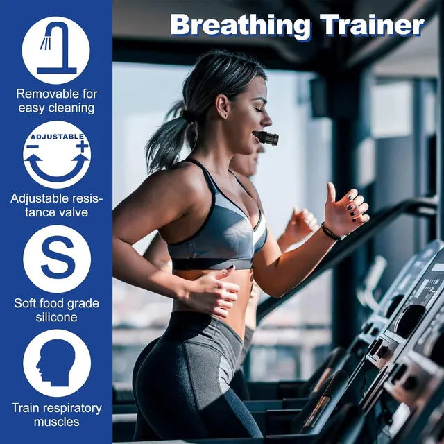 Breathing Trainer Lung Exerciser Adjustable Resistance