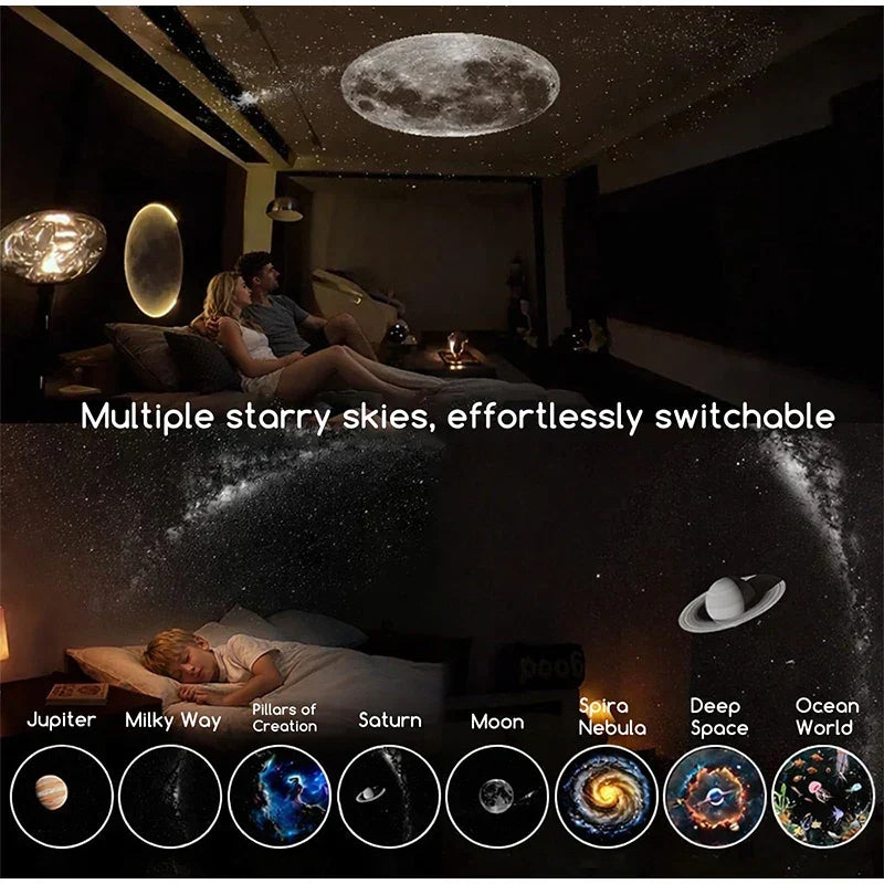 Galaxy Star Projector Night Light 2-in-1 Mood Lamp With Adjustable Brightness Viral Fall 2026 Gift
