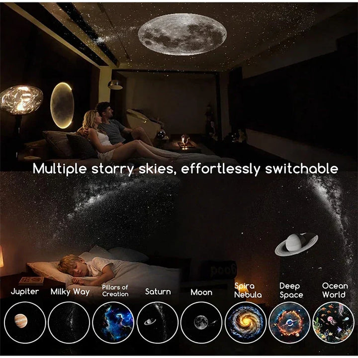 Galaxy Star Projector Night Light 2-in-1 Mood Lamp With Adjustable Brightness Viral Fall 2026 Gift