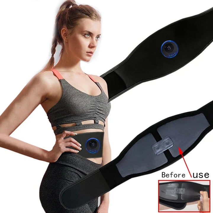 EMS Abdominal Trainer Slimming Belt – Muscle Stimulator Vibration Toning Waist Massager for Men Women 2026
