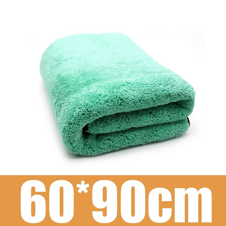 Microfiber Car Towel 38x38cm Deluxe Coral Fleece Ultra Absorbent Drying Cloth for Car Detailing TikTok Viral Fall 2025