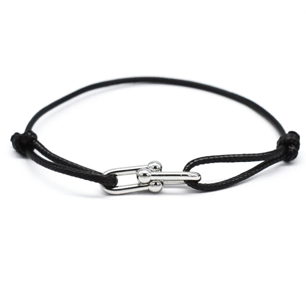 Bracelet Rope Chain Wrap Bracelet Adjustable Unisex Jewelry 3 Metal Buckle Fall 2026 Trend Gift