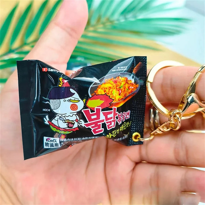 Instant Noodle Keychain Mini Snack Phone Charm Gift