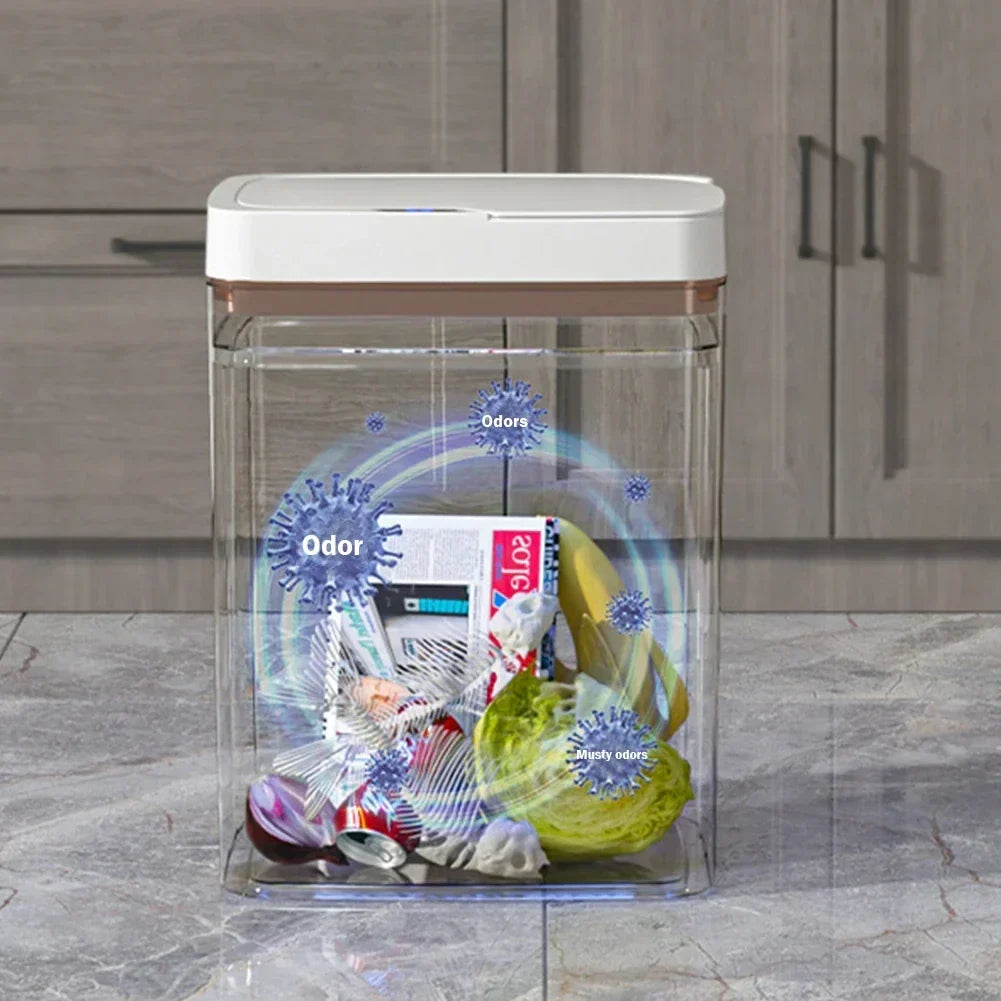 Smart Sensor Trash Can 15L 18L Touchless Quiet Waterproof
