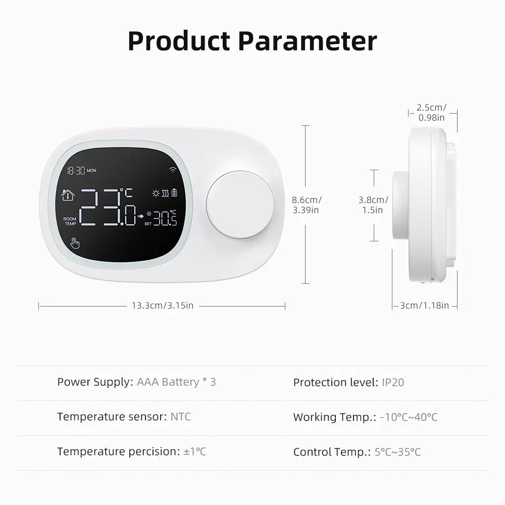 Smart Thermostat WiFi Boiler Controller Alexa Google Home Compatible Remote Temperature Energy Saving Fall 2025