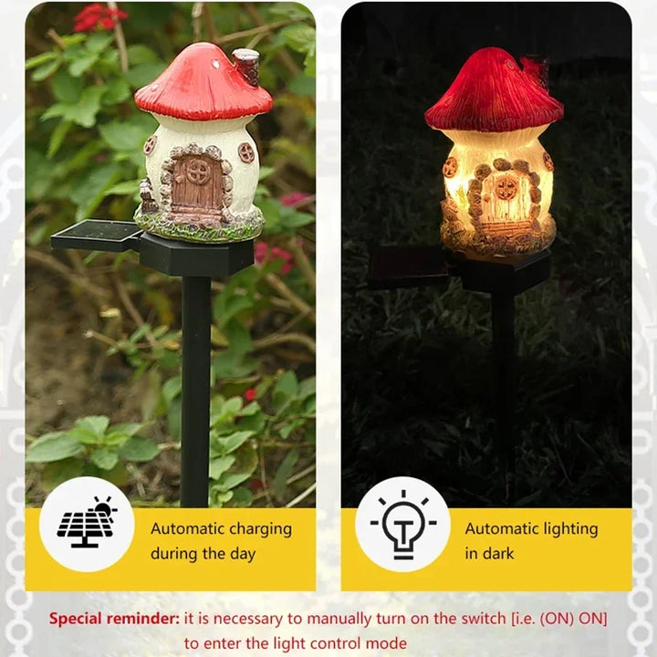 Solar Fairy Lights House Shaped Lawn Lamp Outdoor Waterproof LED Garden Decor Fall 2026 Gift Idea