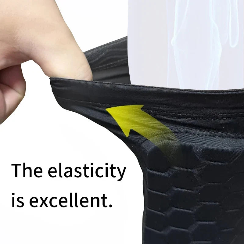 Football Shin Guard Sleeve Covers - Lightweight Elastic Protective Leg Sleeves for Men Women and Teens
