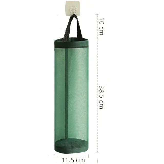 Wall-Mounted Home Organizers for Grocery Bags - Plastic Bag Dispenser &amp; Kitchen Organizer