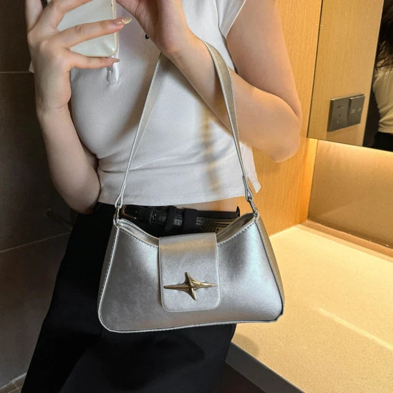 Shoulder Bag - Small Purse, Y2K Retro Style, Fall 2026 Trend, Daily Use Unisex Handbag Gift
