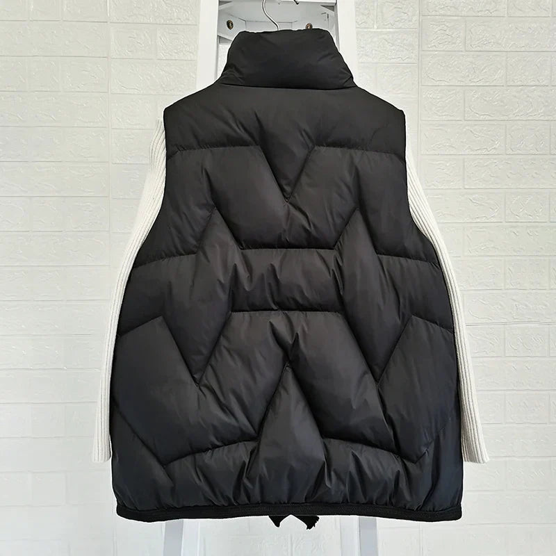 Lightweight Women’s Puffer Vest - Short Relaxed, Duck Down
