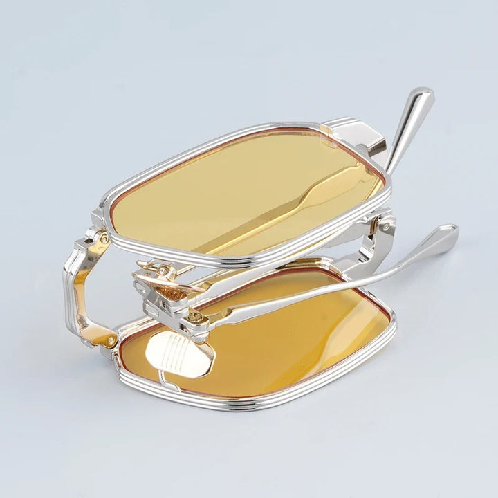 Foldable Sunglasses Square Frame UV400 Lenses Lightweight Eyewear Summer 2026 Trend