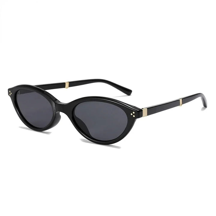 Sunglasses Foldable Cat Eye Vintage Narrow Frame UV400 Protection Portable Pocket Shades Fall 2026 Trend Gift