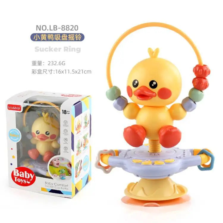 Baby Soothing Rattle Suction Cup Newborn Sensory Toys