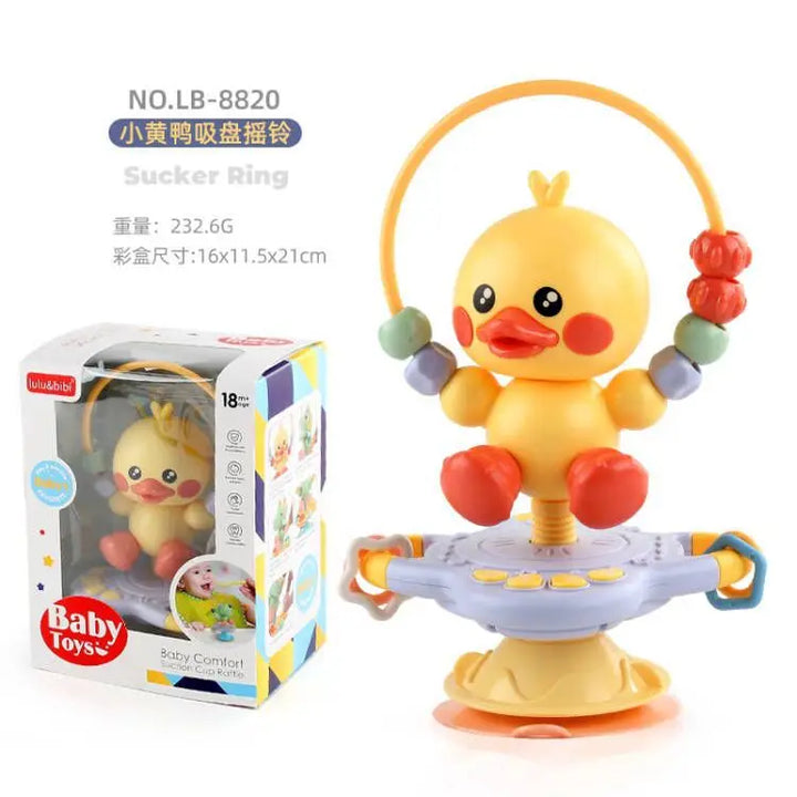 Baby Soothing Rattle Suction Cup Newborn Sensory Toys