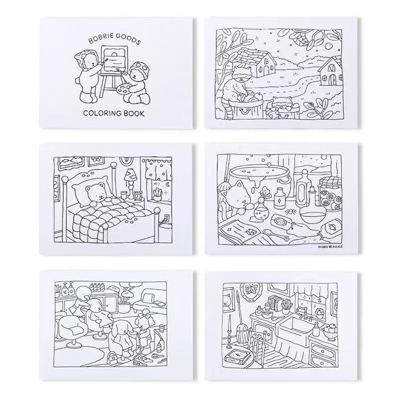 colouring Book For Adults And Teens Educational Doodle Journal Back To School 2025 Gift Idea