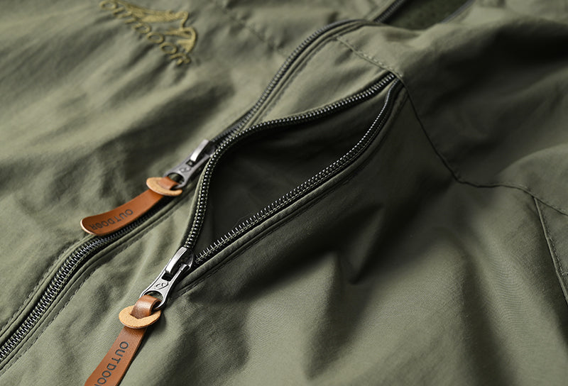 Waterproof Mens Tactical Jacket - Hooded, Lightweight