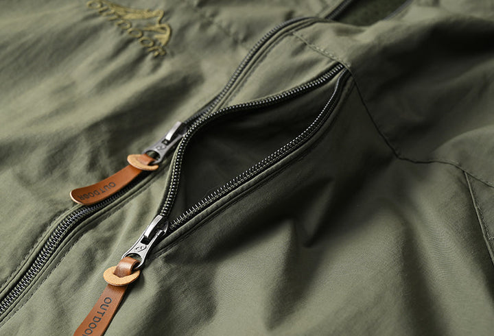 Waterproof Mens Tactical Jacket - Hooded, Lightweight