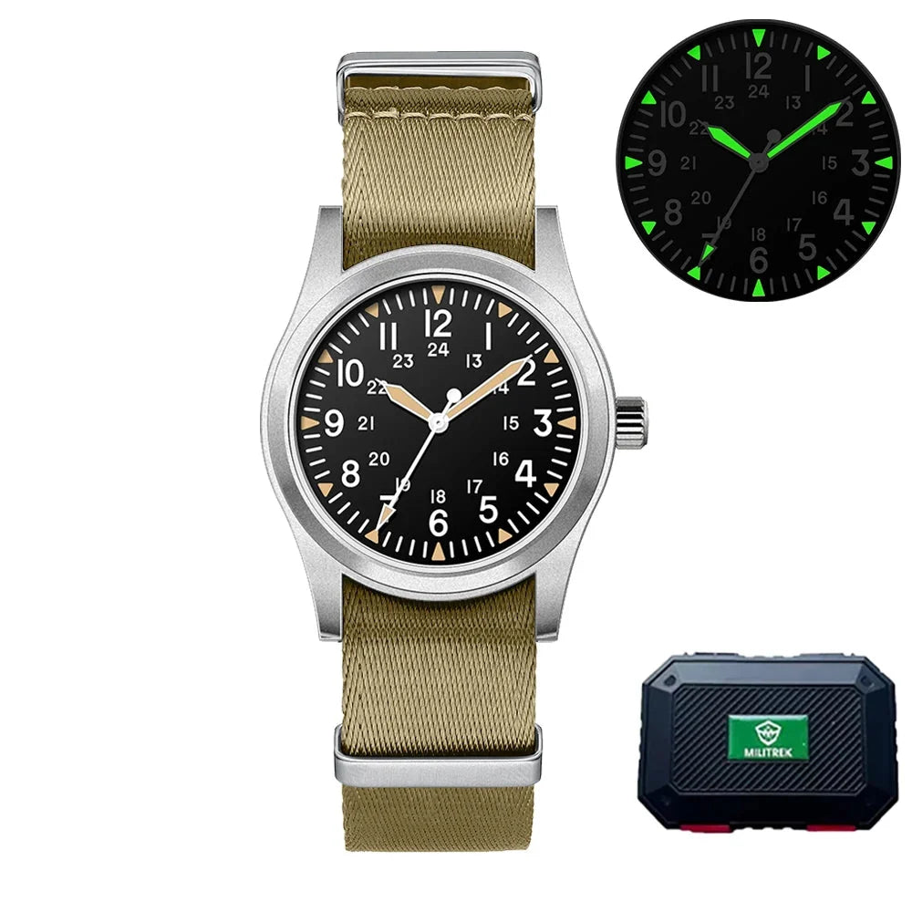 Military Quartz Field Watch 37mm Sapphire Fall 2025