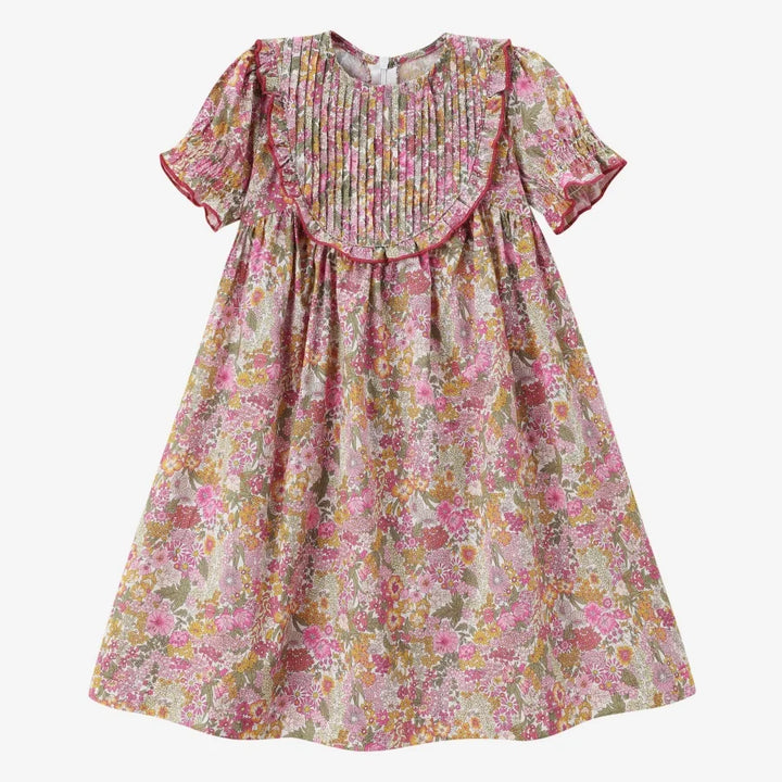 Soft Unisex Kids’ Matching Outfits – Plaid Grid, Floral, 100% Cotton, Summer Casual Wear