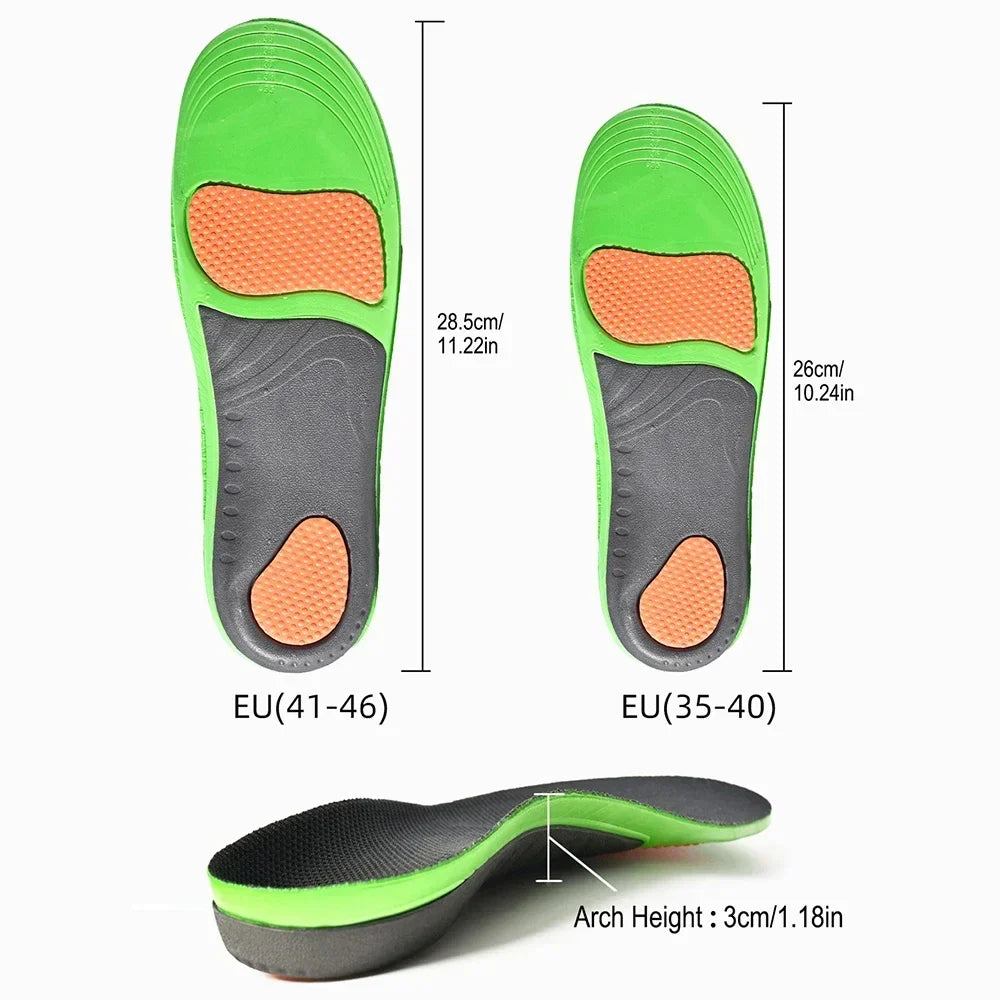 Orthopaedic Arch Support Insoles Thick Shock Absorption Plantar Fascia Insole