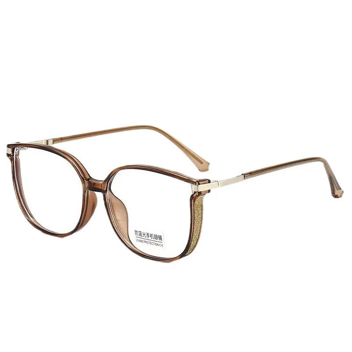 Blue Light Blocking Glasses Big Frame Eyewear Summer 2026 Trend Ultra Light Alloy Frame All Day Comfort