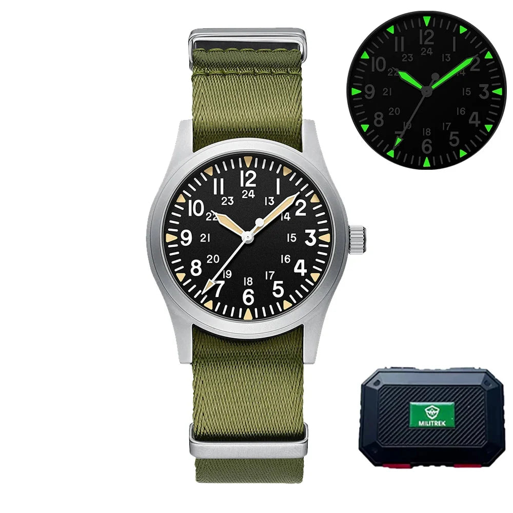 Military Quartz Field Watch 37mm Sapphire Fall 2025