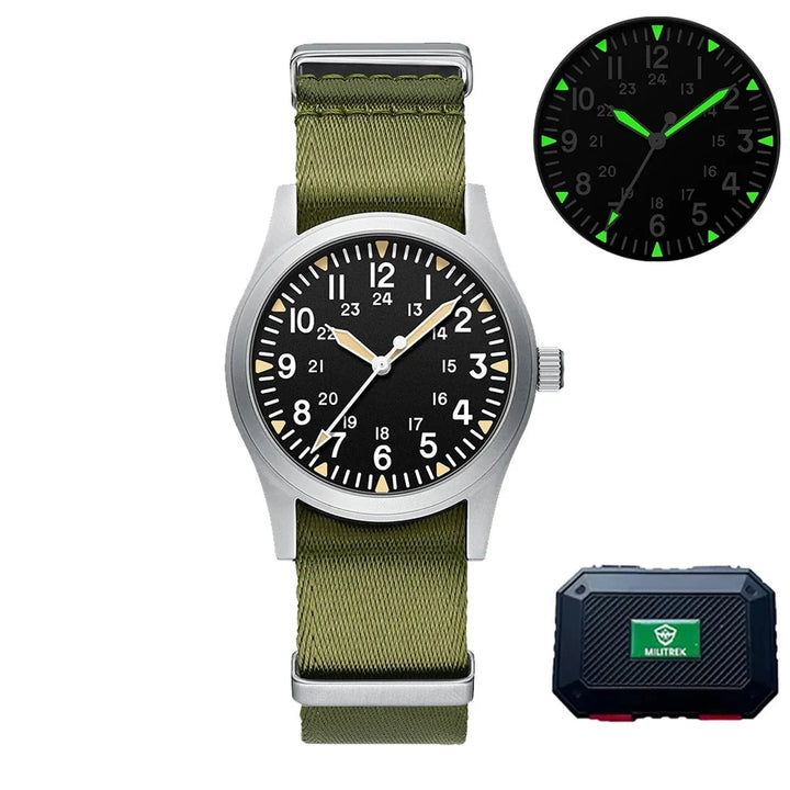 Military Quartz Field Watch 37mm Sapphire Fall 2025