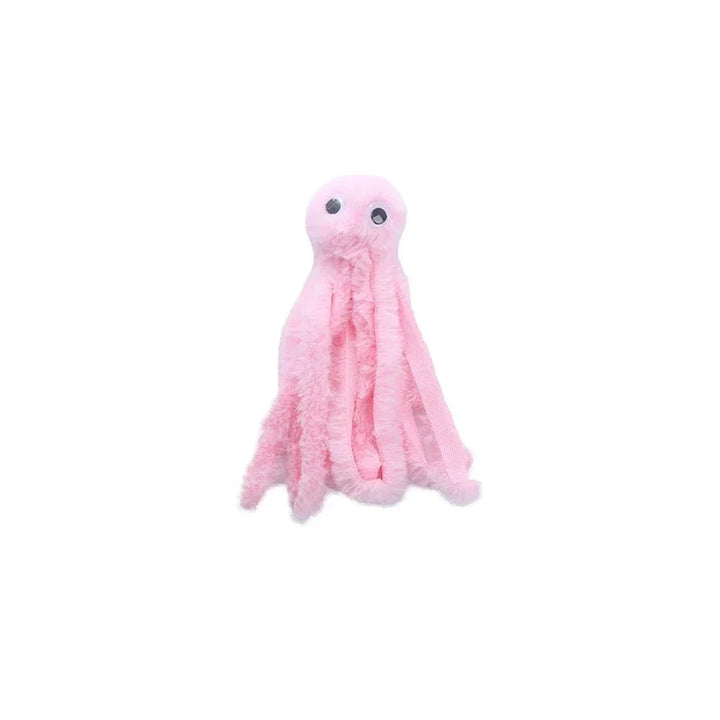 Cute Octopus Plush Cat Toy - Bite Resistant, Interactive Play Pet Supplies