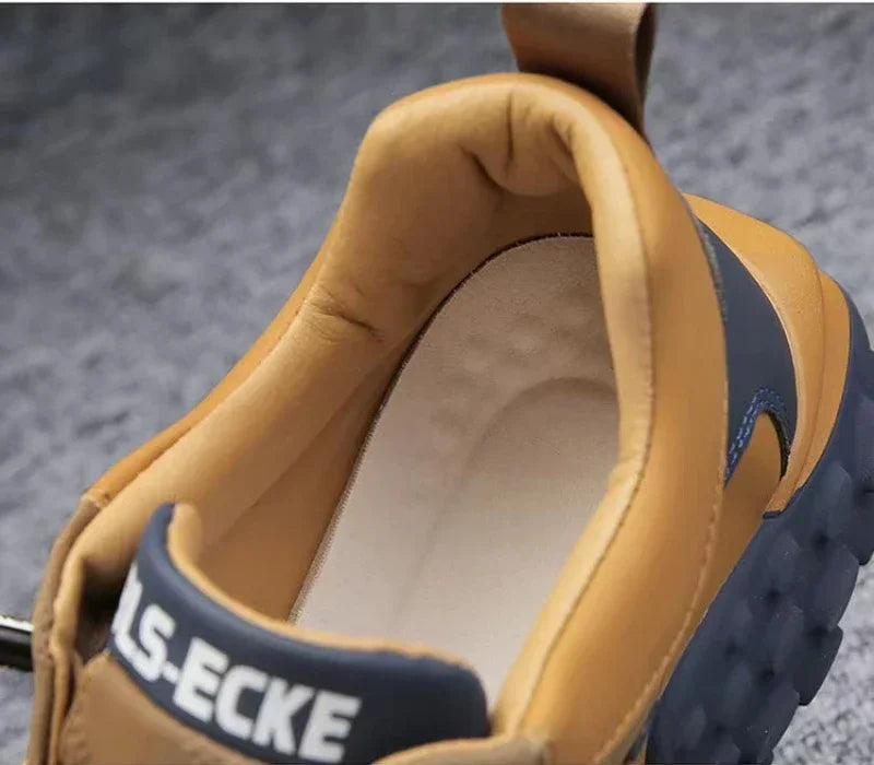 Waterproof Comfortable Shoes with Anti-Slip Outsole and Cushioned Insole for All-Day Support in White, Black, or Brown