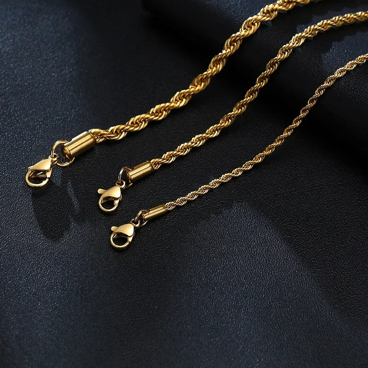 Stainless Steel Rope Chain Bracelet Twisted Singapore