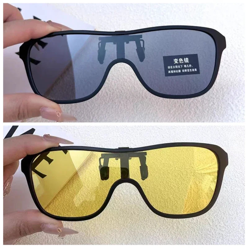 Clip On Sunglasses Polarized Flip Up Driving Glasses Mirror Lens Outdoor UV Protection Summer 2026