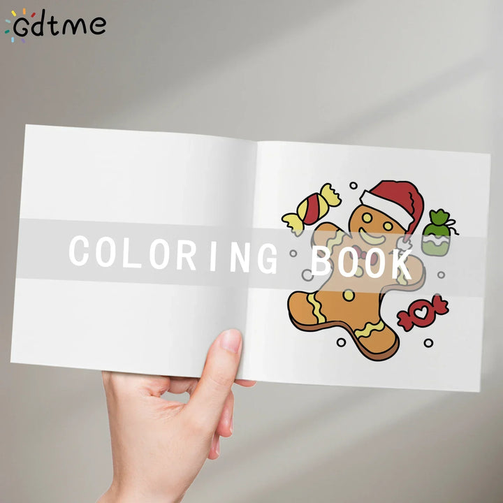 colouring Book For Adults Cozy Christmas Theme Easy Relaxing Holiday colouring Pages Gift Idea 2025