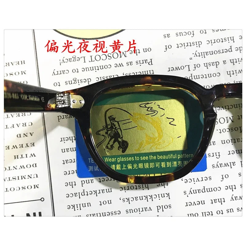 Polarized Sunglasses Vintage Round Acetate Frame Summer 2026 Driving Glare Reduction Gift Idea