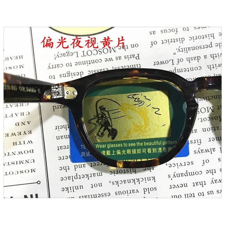 Polarized Sunglasses Vintage Round Acetate Frame Summer 2026 Driving Glare Reduction Gift Idea