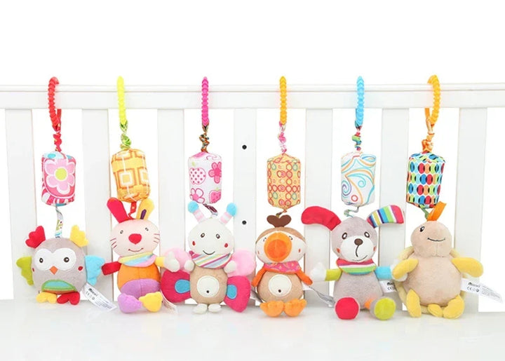 Baby Rattle Hanging Plush Toy Newborn Sensory Toys Gift