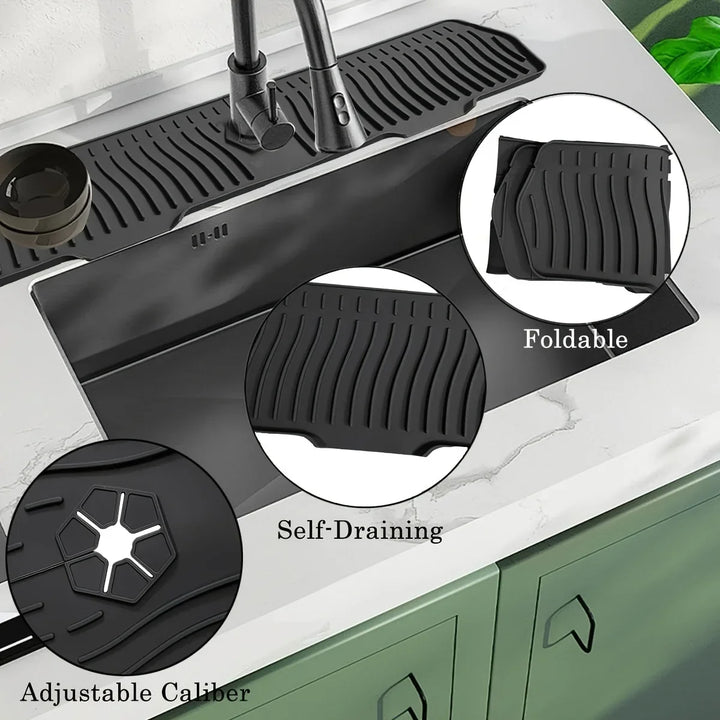 Sink Splash Guard Silicone Mat Countertop Protector