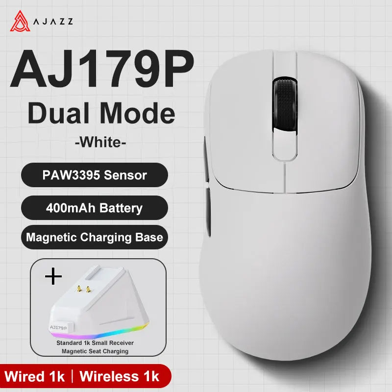 Gaming Mouse Magnetic Charging Ergonomic Lightweight Wireless