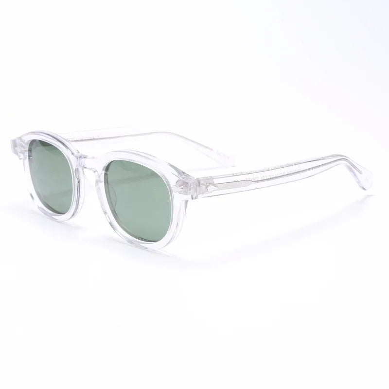 Polarized Sunglasses Vintage Round Acetate Frame Summer 2026 Driving Glare Reduction Gift Idea