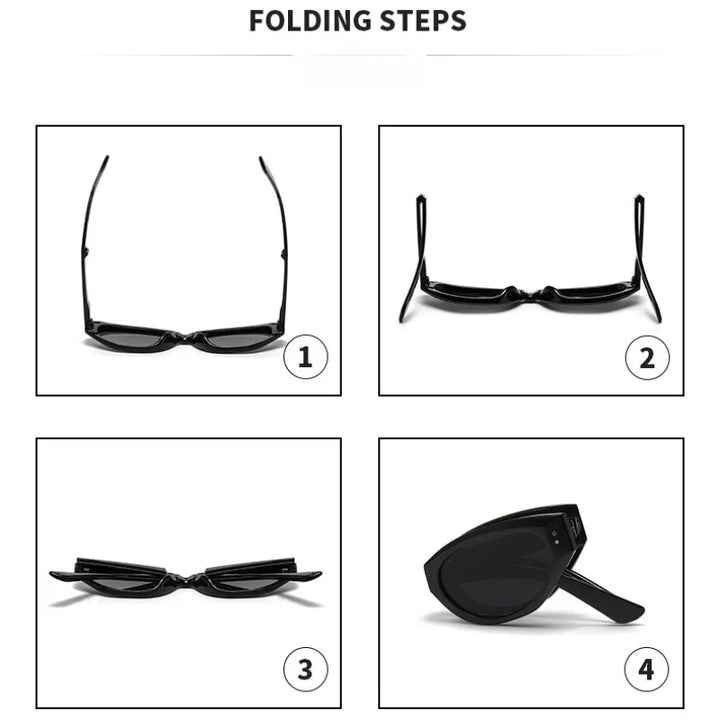 Sunglasses Foldable Fashion Glasses Lightweight UV Protection For Summer 2026 Trendy