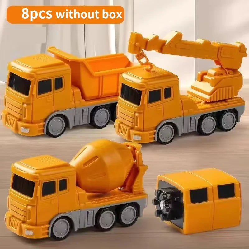 Magnetic Building Blocks Set - Transforming Robot Car Toy for Toddlers, STEM Learning Toy, Fall 2025 Gift Idea