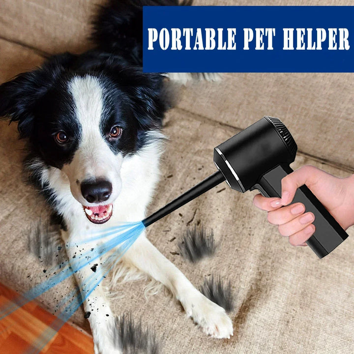 USB Rechargeable Mini Electric Compressed Air Duster with Accessories - 51000 RPM Cordless Cleaner for PC, Keyboard, Car, &amp; Electronics