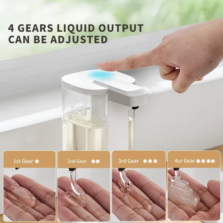 Automatic Dishwashing Machine Sensor Hand Sanitizer Dispenser - Intelligent Kitchen Soap Dispenser with Adjustable Liquid Output