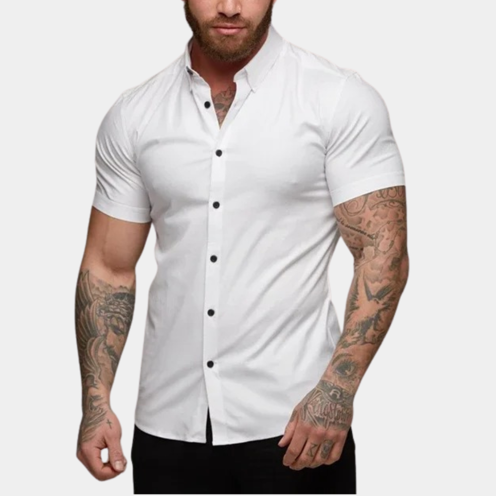 Stylish Short Sleeve Men&