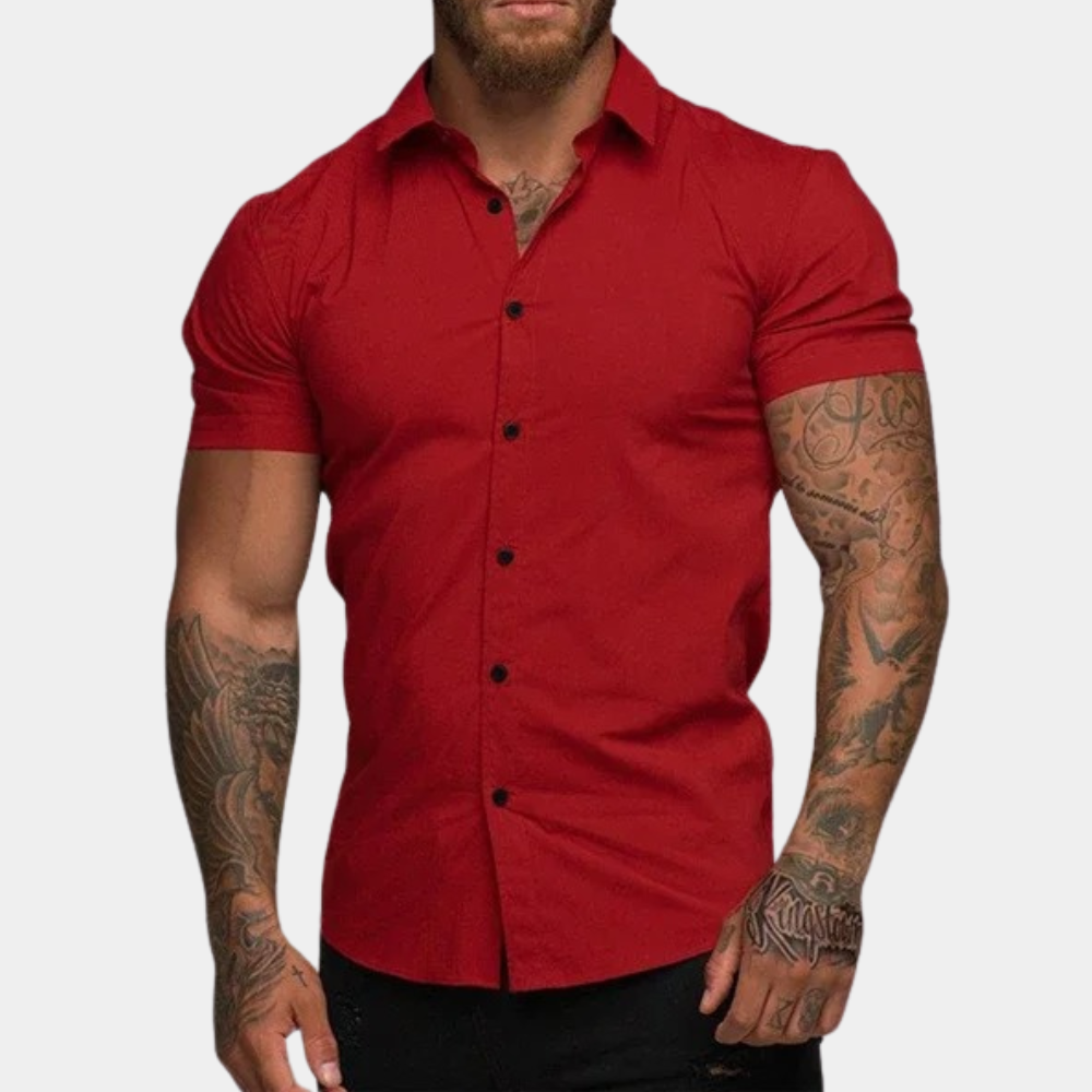 Stylish Short Sleeve Men&