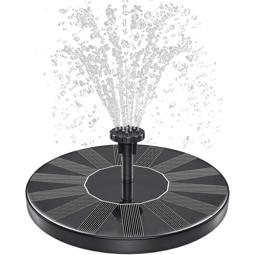 Solar Powered Floating Fountain Pump – Garden Pond Water Feature, Eco Friendly Backyard Decor