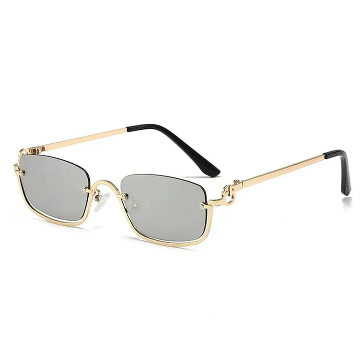 Lightweight women’s sunglasses – retro metal frame design, polycarbonate lenses, for casual and outdoor activities